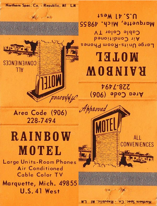 Rainbow Motel - Matchbook